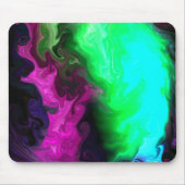 Paars en groen ontwerp muismat (Voorkant)