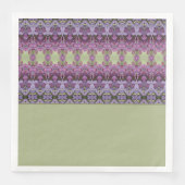 Paars en groen servet (Voorkant)