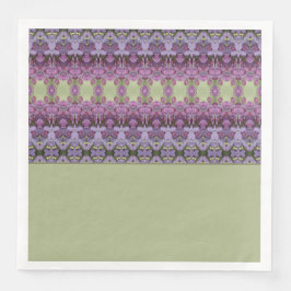 Paars en groen servet