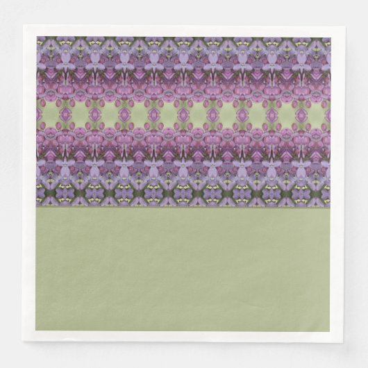 Paars en groen servet (Voorkant)