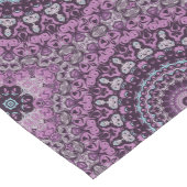 Paars en lavendel mandala patroon ontwerp medium tafelloper (Hoek)