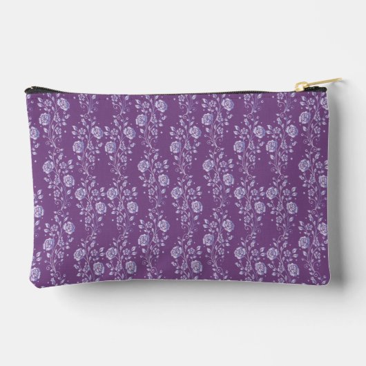  Paars en Lila Floral Etui (Achterkant)