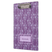  Paars en Lila Floral Klembord (Links)