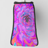 Paars en magenta Succulent Sedum Rosette Golfheadcover (Draai 90)