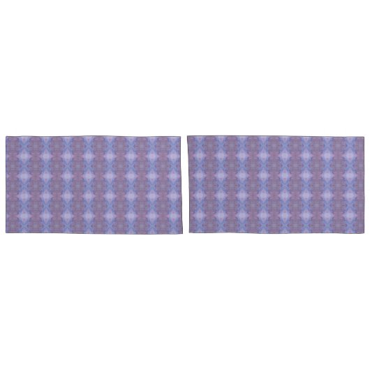 Paars en Mauve Pattered Kussensloop (Achterkant-Set)