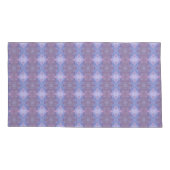 Paars en Mauve Pattered Kussensloop (Achterkant-Links)