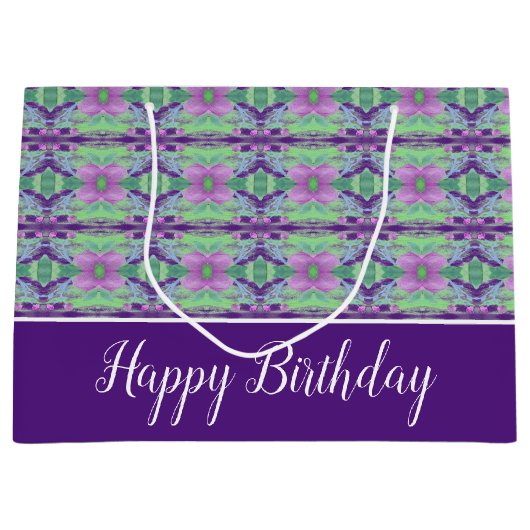 Paars- en moerasmeel groot cadeauzakje (Voorkant)