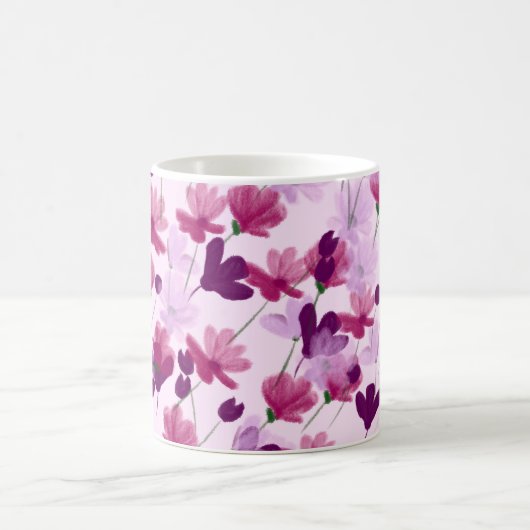  Paars- en moerasroze lentesbloem Koffiemok (Center)