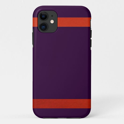 Paars en Oranje - Ontwerp 1 Case-Mate iPhone Case (Achterkant)