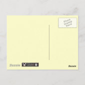 Paars- en pasteipatroon briefkaart (Achterkant)