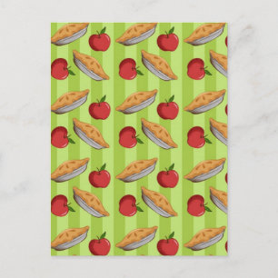 Paars- en pasteipatroon briefkaart