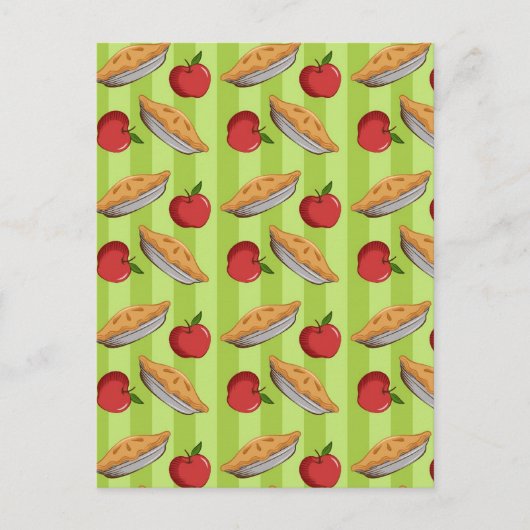 Paars- en pasteipatroon briefkaart (Voorkant)