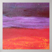 paars en rood afdrukken poster (Voorkant)