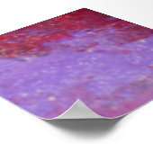 paars en rood afdrukken poster (Hoek)