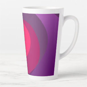 Paars en roze 6078 latte mok