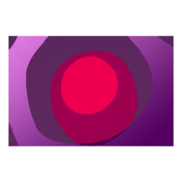 Paars en roze 6078 perfect poster