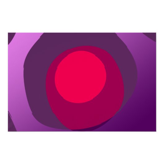 Paars en roze 6078 perfect poster (Voorkant)