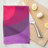 Paars en roze 6078 theedoek (Quarter Fold)