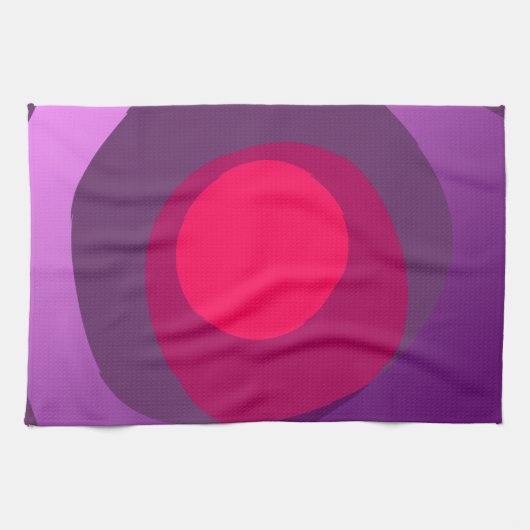 Paars en roze 6078 theedoek (Horizontaal)