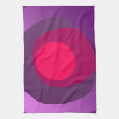 Paars en roze 6078 theedoek (Verticaal)