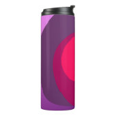Paars en roze 6078 thermosbeker (Gedraaid links)