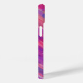 Paars en roze Abstract patroon Case-Mate iPhone Case (Achterkant / Rechts)