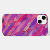 Paars en roze Abstract patroon Case-Mate iPhone Case (Achterkant (horizontaal))