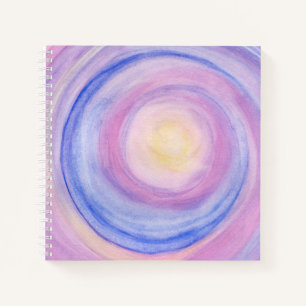 Paars en Roze Abstract Schetsboek Notitieboek