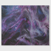 Paars en roze abstract schilderij cadeaupapier (Vlak)
