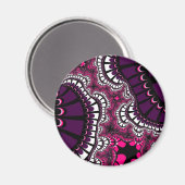 Paars en roze achtervoegsel magneet (Voorkant / Achterkant)