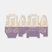 Paars en roze bedankdoosjes (Uitgevouwen)