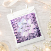 Paars en roze Elegant bedacht dag-avor-tas Bedankzakje (Geknipt)