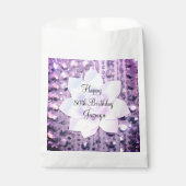 Paars en roze Elegant bedacht dag-avor-tas Bedankzakje (Voorkant)