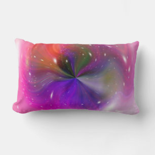 Paars en roze Galaxy Swirl 2 Kussen