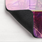 Paars en Roze Modern Abstract Fractal Design Muismat (Hoek)