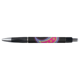 Paars en Roze Paisley Pen
