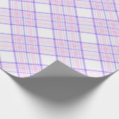 Paars en roze patroon cadeaupapier (Hoek)