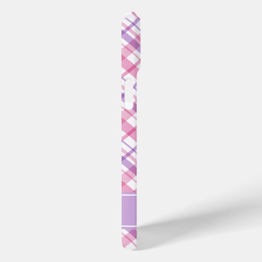 Paars en roze patroon Case-Mate iPhone case (Achterkant / Rechts)