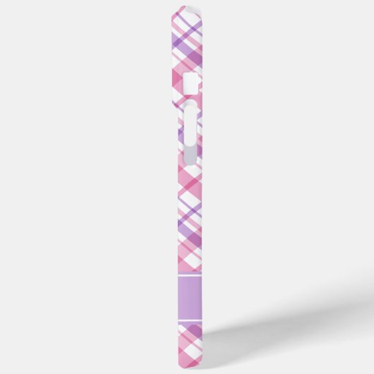 Paars en roze patroon Case-Mate iPhone case (Achterkant / Links)