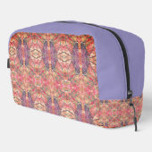 Paars en roze patroon toilettasje (Rechterhoek)