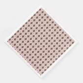  paars en roze poster servet (Hoek)