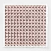  paars en roze poster servet (Voorkant)