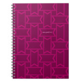 Paars en roze voor vrouwen in tech notitieboek (Voorkant)