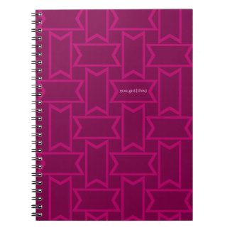 Paars en roze voor vrouwen in tech notitieboek