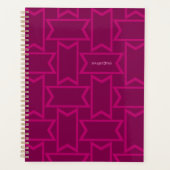 Paars en roze voor vrouwen in tech planner (Voorkant)