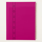 Paars en roze voor vrouwen in tech planner (Achterkant)