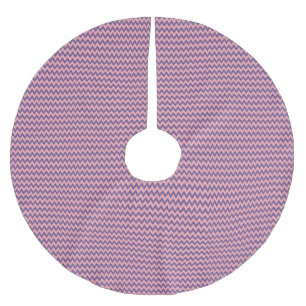 Paars en tinten roze Chevron Kerstboom Rok