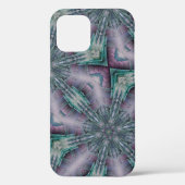 Paars en Turquoise Green scifi modern Case-Mate iPhone Case (Achterkant)