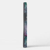 Paars en Turquoise Green scifi modern Case-Mate iPhone Case (Achterkant / Rechts)