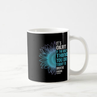 Paars En Turquoise Tanktop Voor Suïcidepreventie Koffiemok